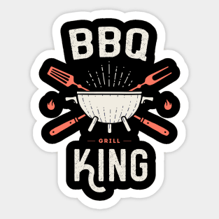 BBQ Barbecue King Sticker